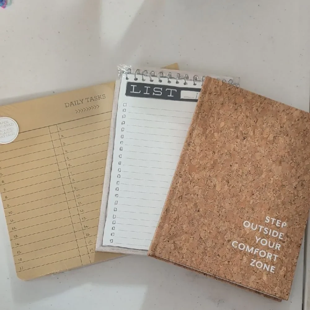 Cork and Kraft Notebooks Set